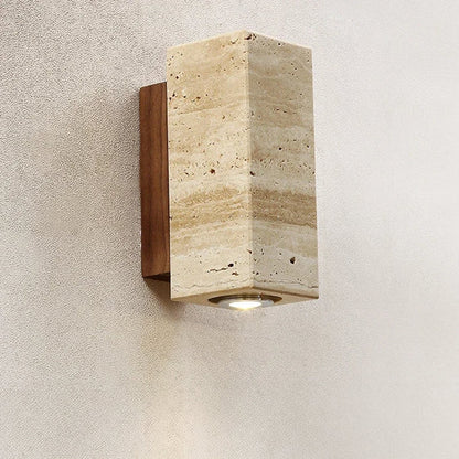 Lunara Wabi-Sabi lampa ścienna w stylu kamienia marmurowego