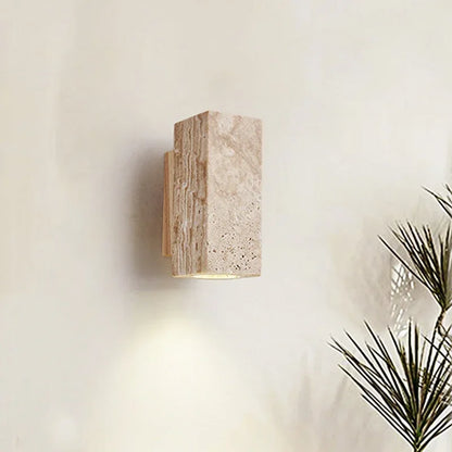 Lunara Wabi-Sabi lampa ścienna w stylu kamienia marmurowego