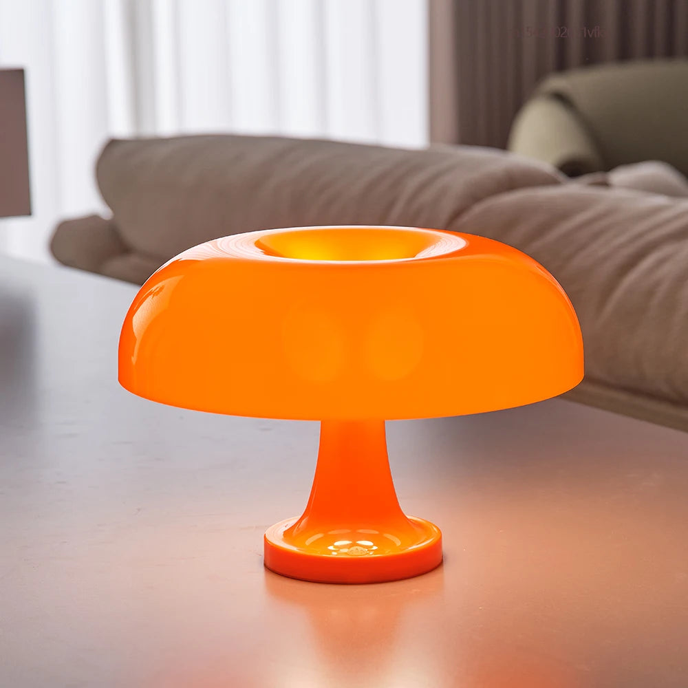 GlowShroom | Retro Mushroom Tafellamp – Oranje