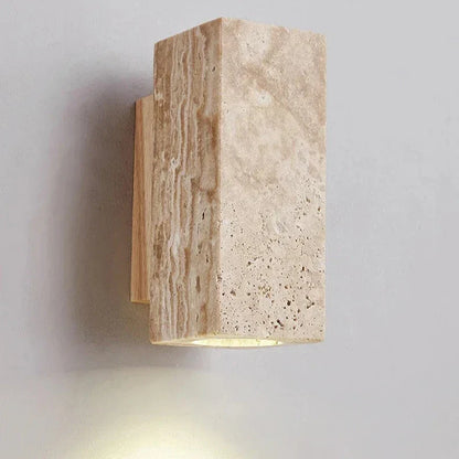 Lunara Wabi-Sabi lampa ścienna w stylu kamienia marmurowego