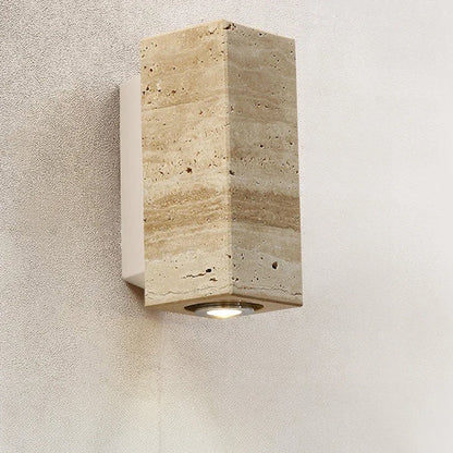 Lunara Wabi-Sabi lampa ścienna w stylu kamienia marmurowego