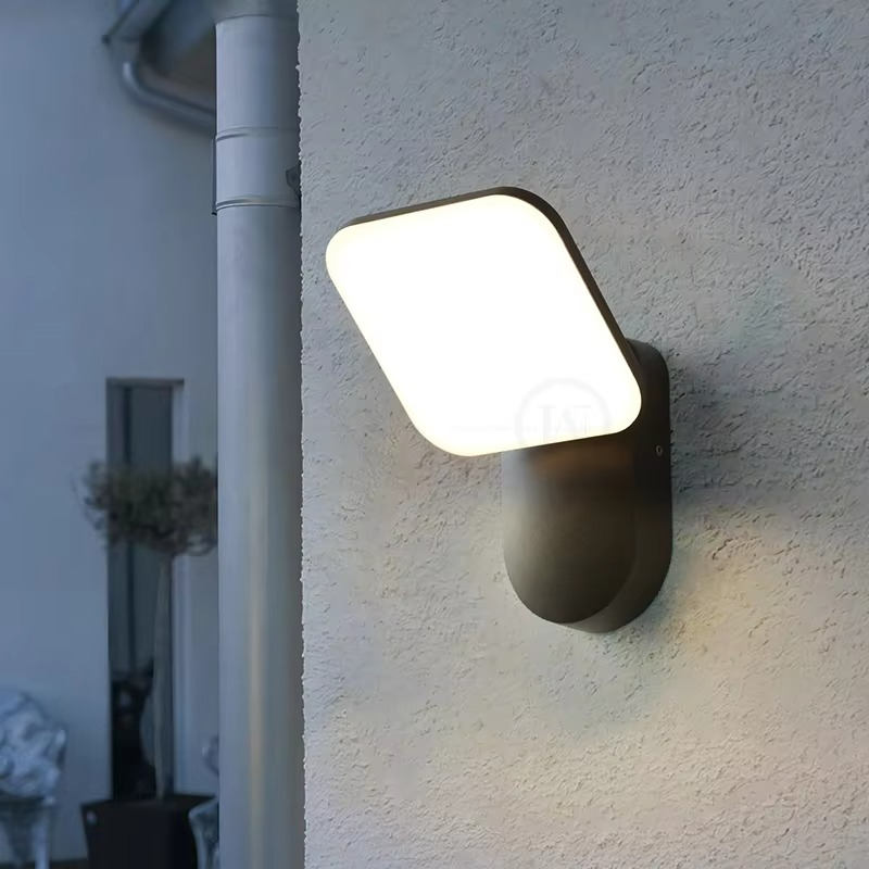 LED lampa ścienna z czujnikiem ruchu