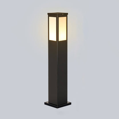 LUXORA Bolderlamp – Vierkante Buitenlamp met Warm LED Licht – IP65 Weerbestendig