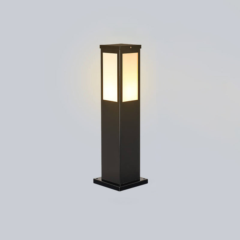 LUXORA Bolderlamp – Vierkante Buitenlamp met Warm LED Licht – IP65 Weerbestendig