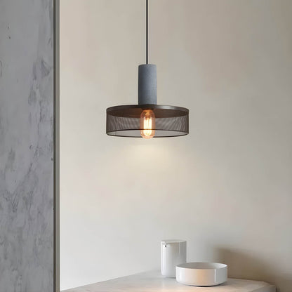 FERROX Hanglamp – Beton & IJzer in Industrieel Design – LED met E27 Fitting