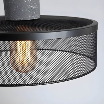 FERROX Hanglamp – Beton & IJzer in Industrieel Design – LED met E27 Fitting