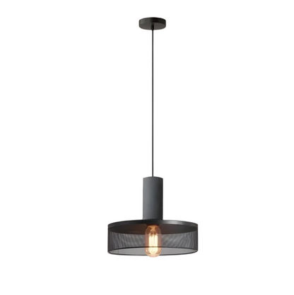FERROX Hanglamp – Beton & IJzer in Industrieel Design – LED met E27 Fitting