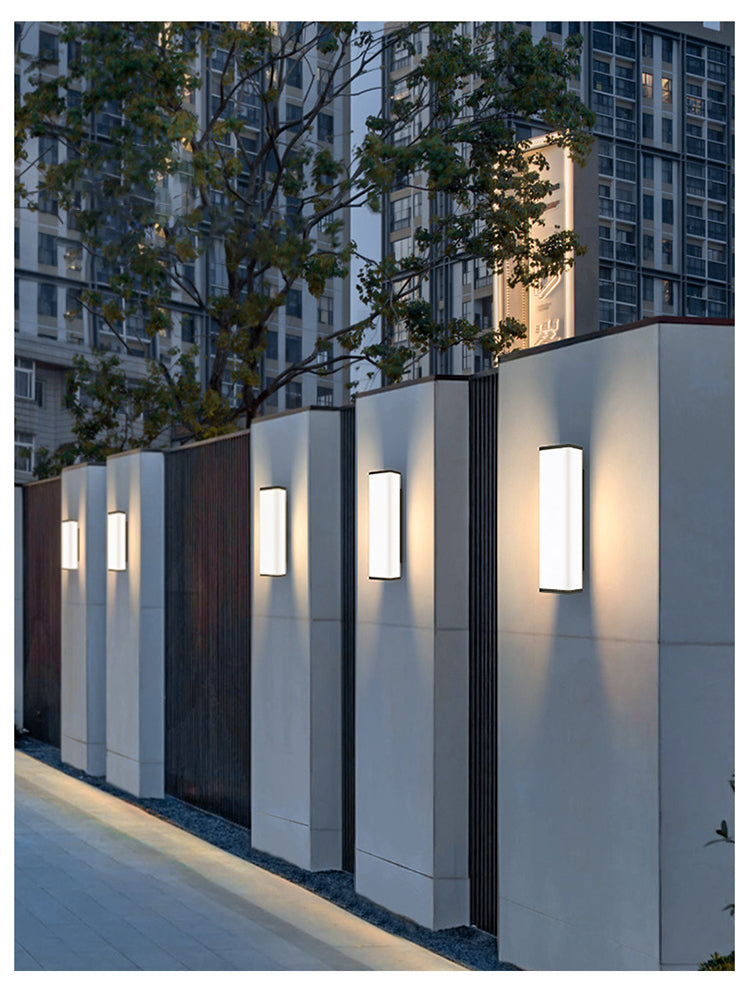 Zyphora | Luxe LED Buitenlamp in Zwart Roestvrij Staal – Met Bewegingssensor – Modern & Weerbestendig