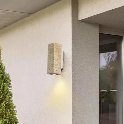 Lunara Wabi-Sabi lampa ścienna w stylu kamienia marmurowego