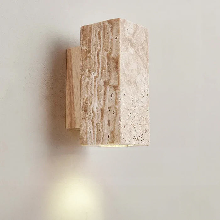 Lunara Wabi-Sabi lampa ścienna w stylu kamienia marmurowego