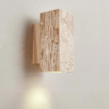 Lunara Wabi-Sabi lampa ścienna w stylu kamienia marmurowego