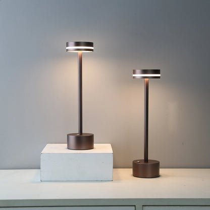 LuxeGlow | Lampada da tavolo di design | Ricaricabile senza fili  Crea atmosfera con un solo tocco