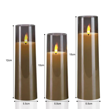 Candleset Lux - Zestaw migoczących świec LED do dekoracji