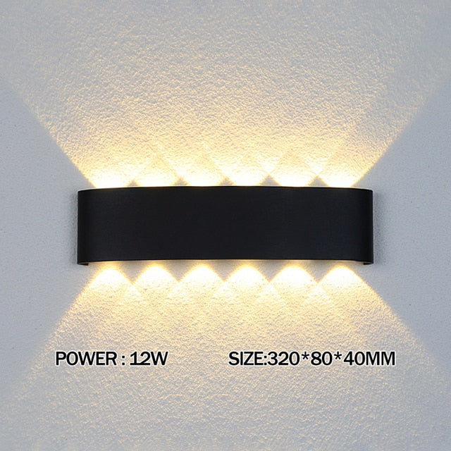 Rayzaar | Minimalistische LED Wandlamp met Op- & Neerlicht | IP65 Waterdicht voor Binnen & Buiten