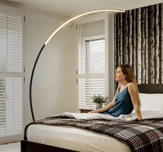 Dimbare Design Vloerlamp LUMORA met Warm LED Licht (2700K)