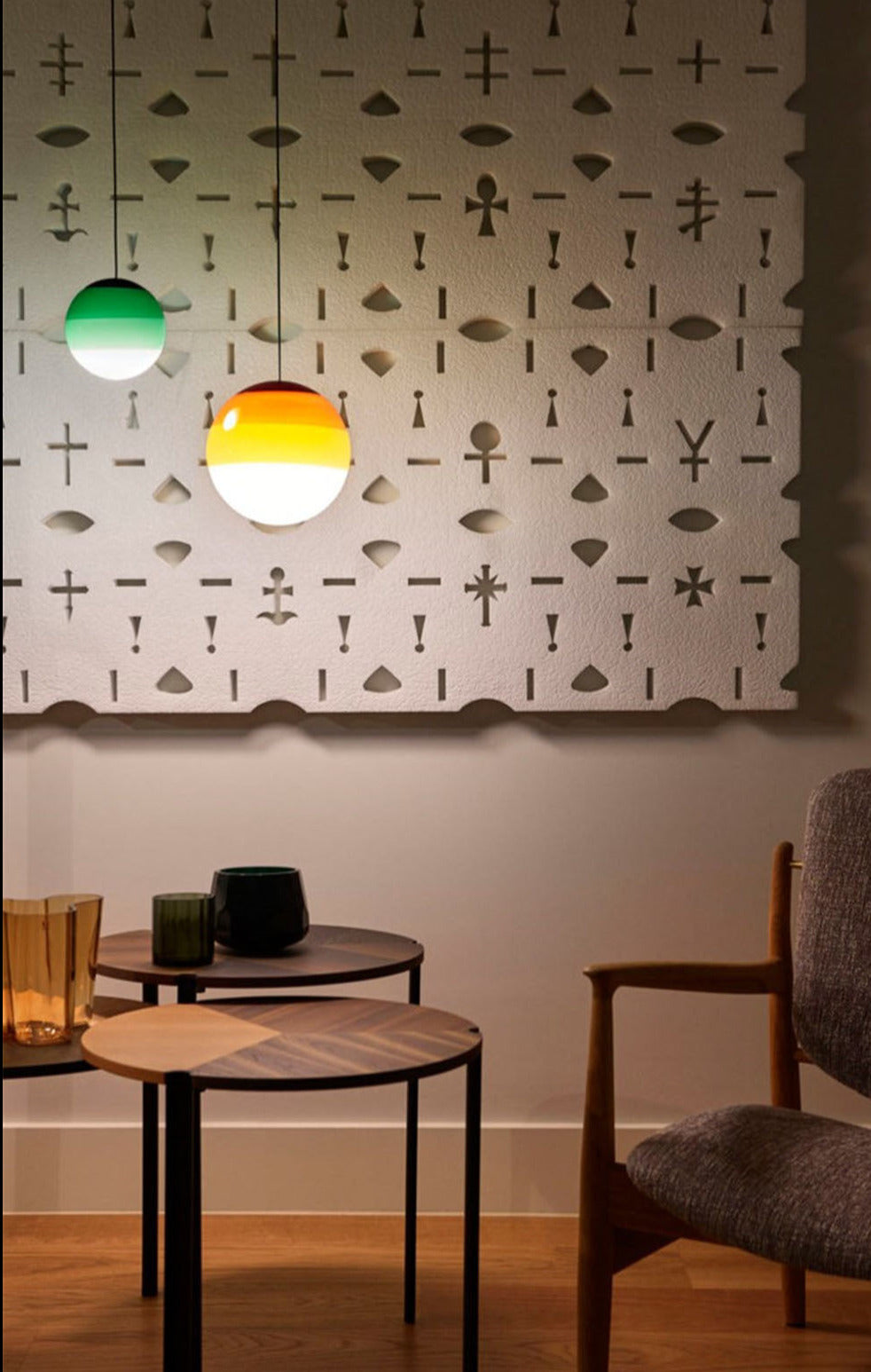 Solvera | Lampa wisząca z efektem gradientu