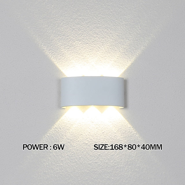 Rayzaar | Minimalistische LED Wandlamp met Op- & Neerlicht | IP65 Waterdicht voor Binnen & Buiten