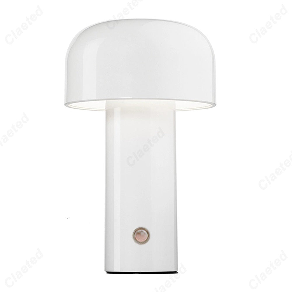 Retro design LED tafellamp draadloos met touch (USB)