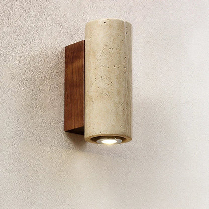 Lunara Wabi-Sabi lampa ścienna w stylu kamienia marmurowego