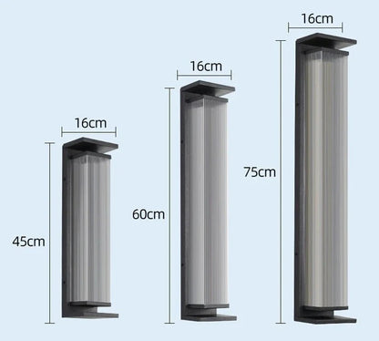 Borelo | Luxen Wodoodporna Lampa Ścienna Na Zewnątrz