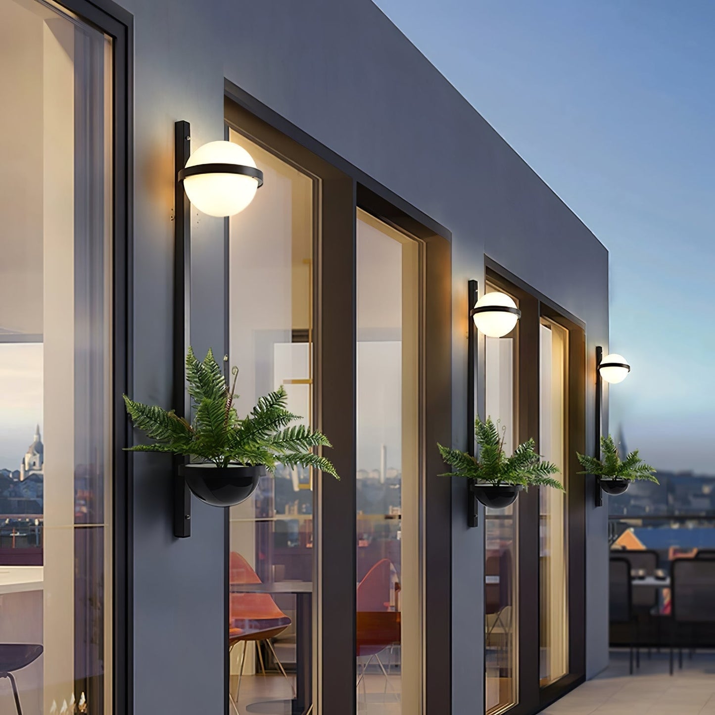 Solstice Lampada da Parete Esterna