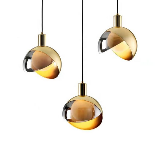 EOS - Elegante Gouden Glazen Hanglamp