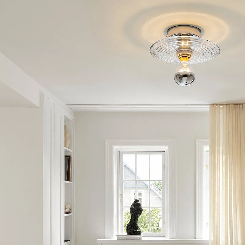 Vitra - Vintage glazen wandlamp