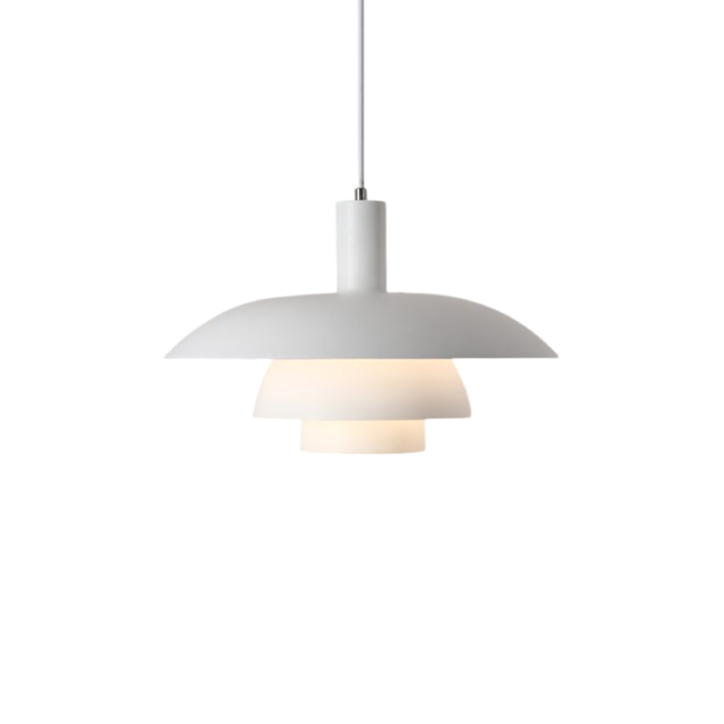LYSKANT | Danish Design Hanglamp – Scandinavisch Minimalisme – LED – Ø29/39 cm – Mat Metaal