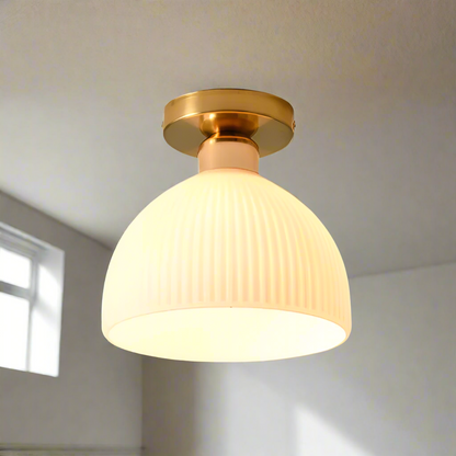 Glara - Lampada da soffitto in vetro per interni eleganti