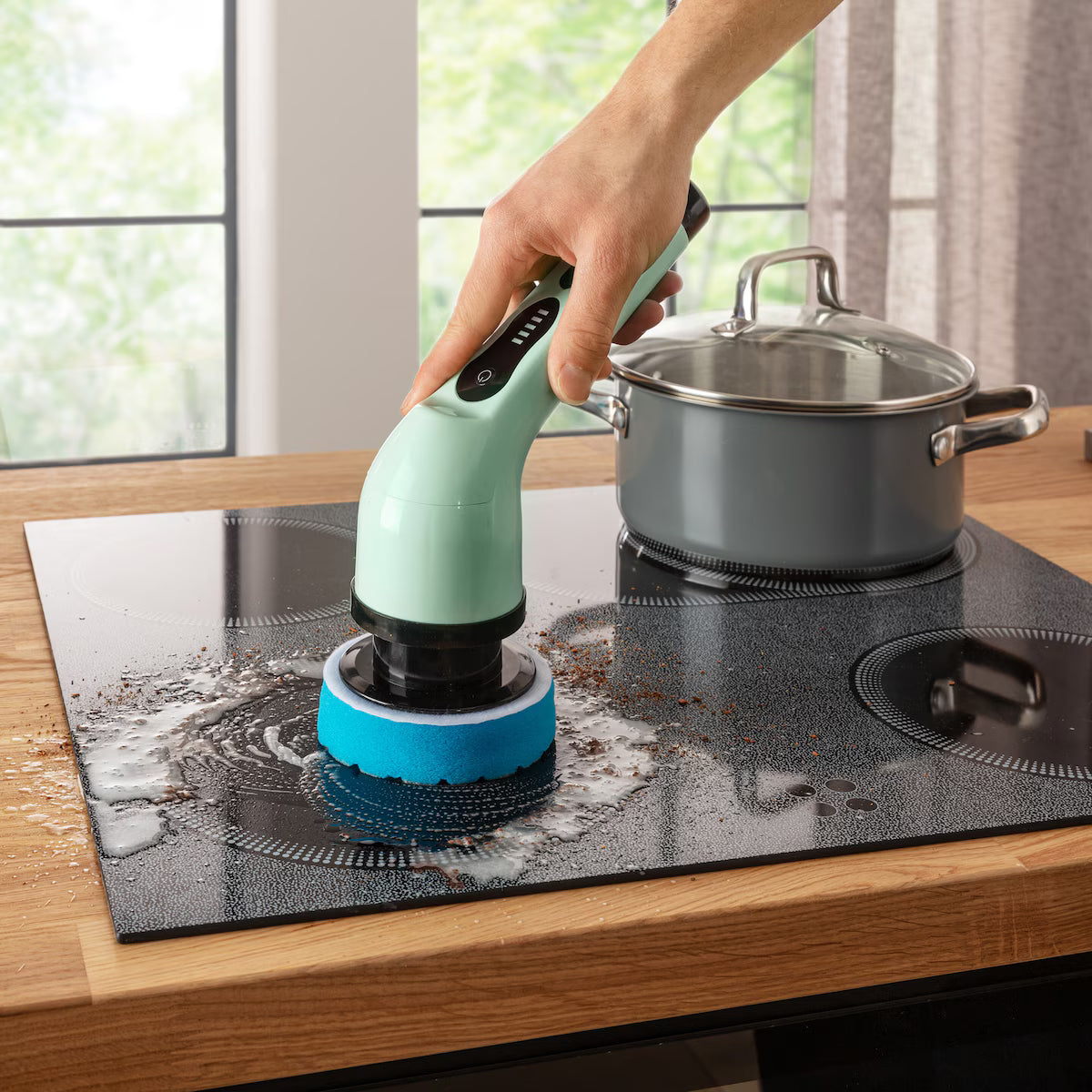 SpinMopX™ – Elektrische Reinigingsborstel met Display (9-in-1)