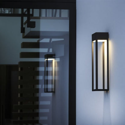 NoctaLux – Lampada da Esterno Moderna in Acciaio Inox | LED | IP55 | Montaggio a Parete