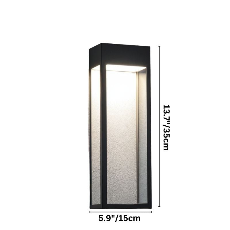 NoctaLux – Lampada da Esterno Moderna in Acciaio Inox | LED | IP55 | Montaggio a Parete