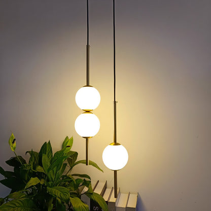 Glazora – Lampada a Sospensione Moderna con Sfera di Vetro | LED Caldo | Ø10cm