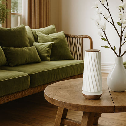 ScencaGlow | Minimalistyczny dyfuzor aromatyczny z Bluetooth i zimną mgiełką