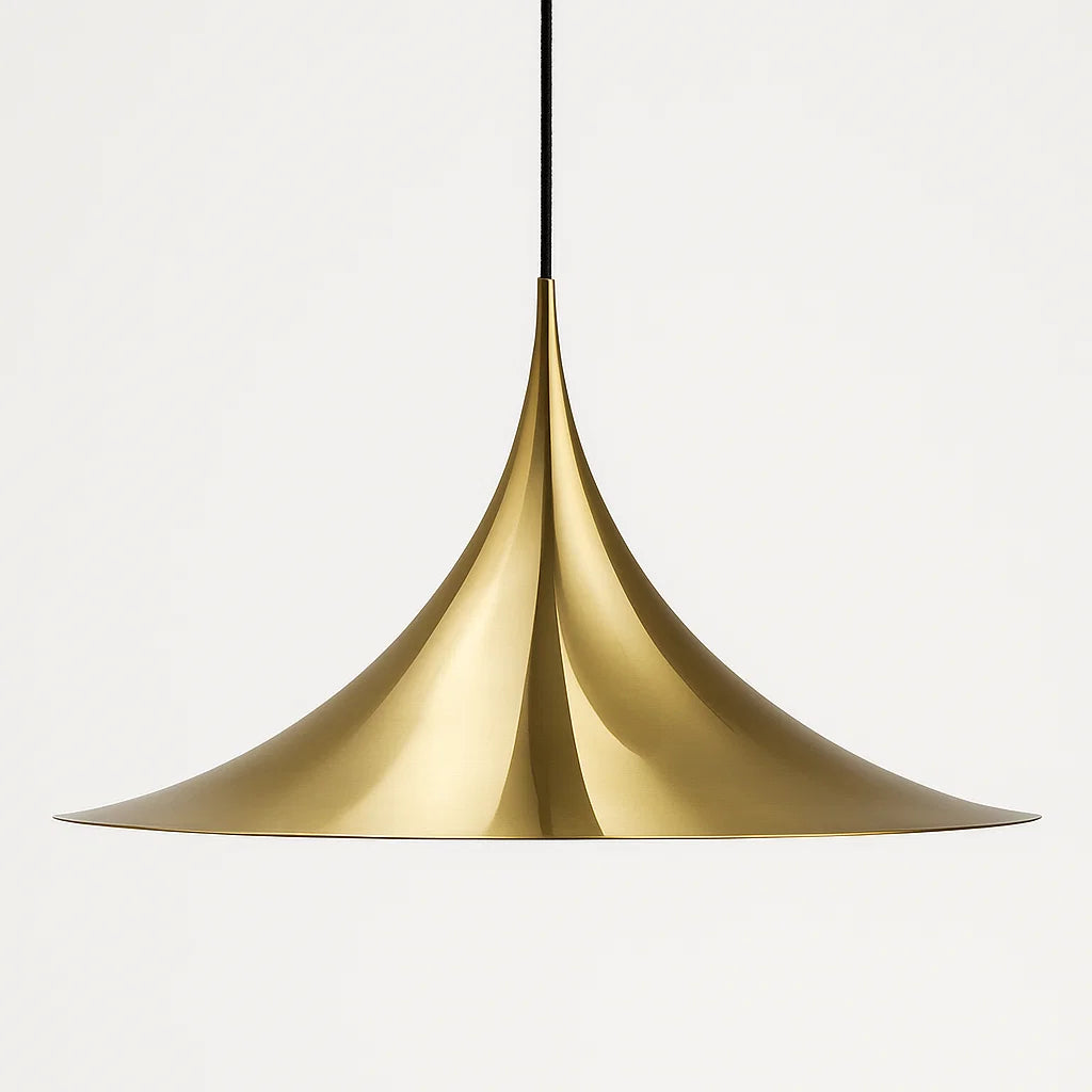 ScandiShine Lampada a Sospensione | Design Scandinavo | Luce Bianca Calda | Metallo | 90-260V