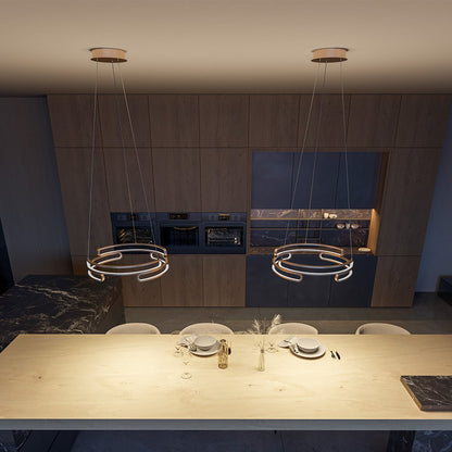 Metalis - Lampada a sospensione elegante in metallo