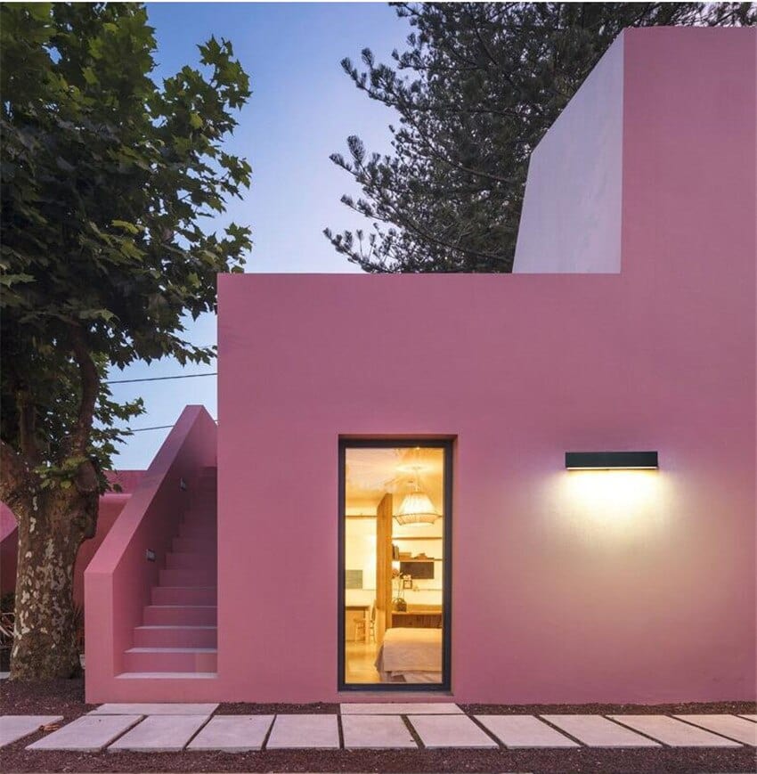 ALVARIX Lampada da parete – Lampada LED moderna per esterni – IP65 – In 3 dimensioni – Alluminio e vetro temperato