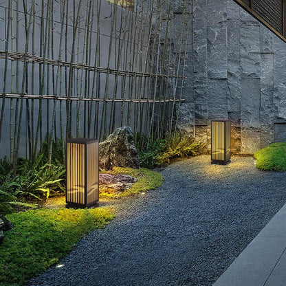 Lampa słupkowa Mason Modern do użytku na zewnątrz