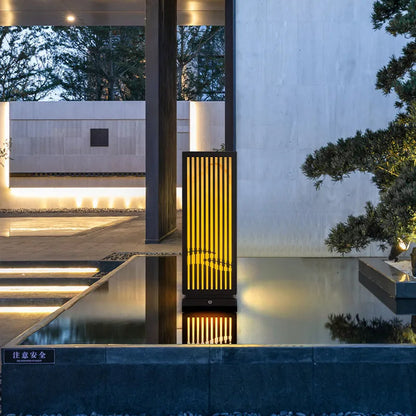 Lampa słupkowa Mason Modern do użytku na zewnątrz