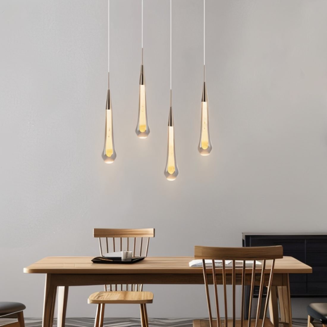 HaloDrop Lampa wisząca – minimalistyczny i regulowany design