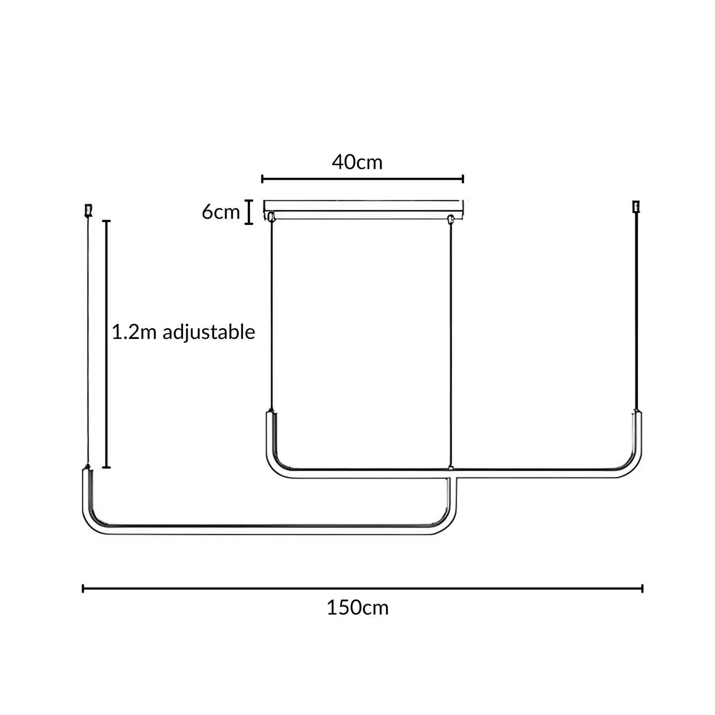 Lumivault | Moderne Hanglamp – Zwart of Goud – Dimbare LED – Voor Eettafel of Keuken