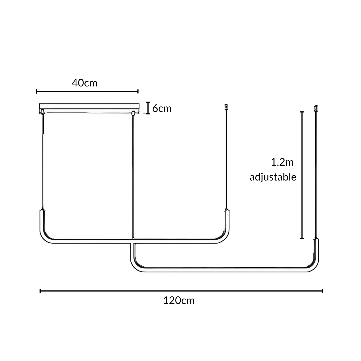 Lumivault | Moderne Hanglamp – Zwart of Goud – Dimbare LED – Voor Eettafel of Keuken