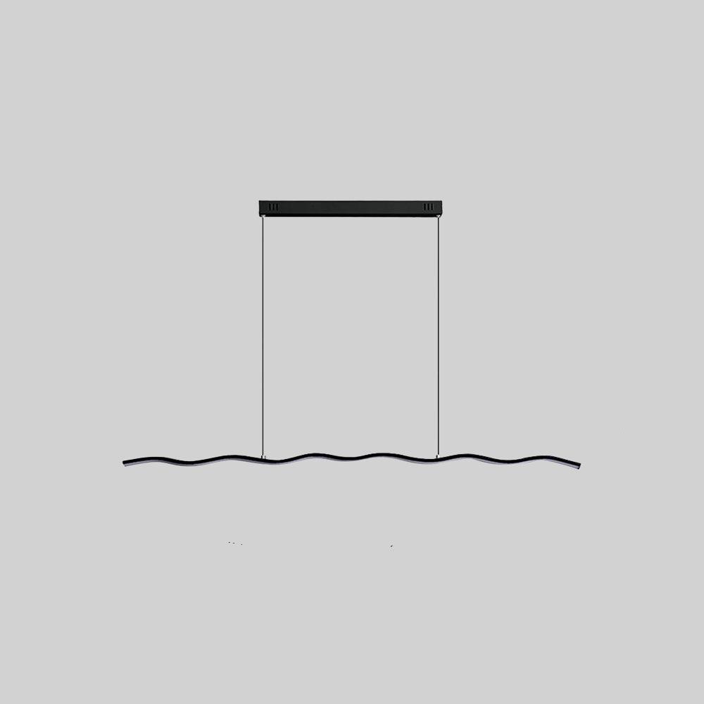 LouiseGlow - Lampada a sospensione LED moderna in nero e bianco