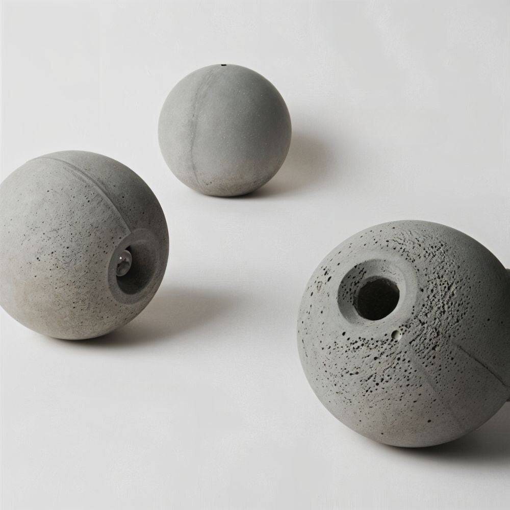 BetonoGlow | Lampada a Sospensione in Cemento Minimalista – LED – Illuminazione d'Ambiente Moderna – Open Box