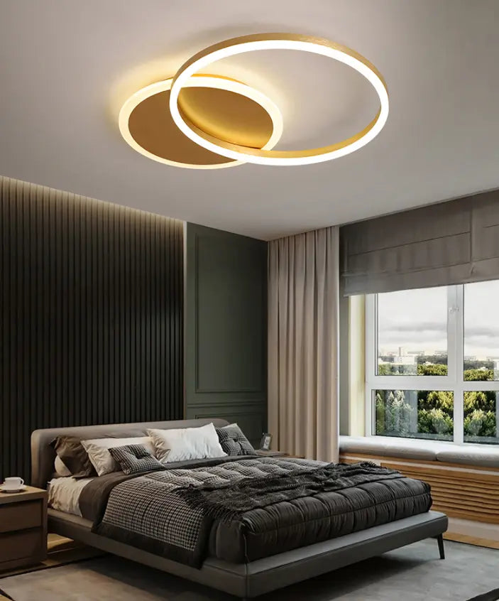 Solarn | Moderne plafondlamp goud, 2 of 3-delig