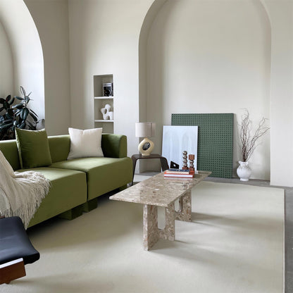 ModernGlow – Resin Tafellamp met Linnen Scherm