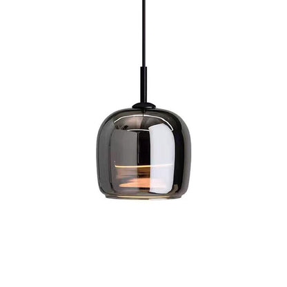 NobleNova - Scandinavische zwarte glazen hanglamp