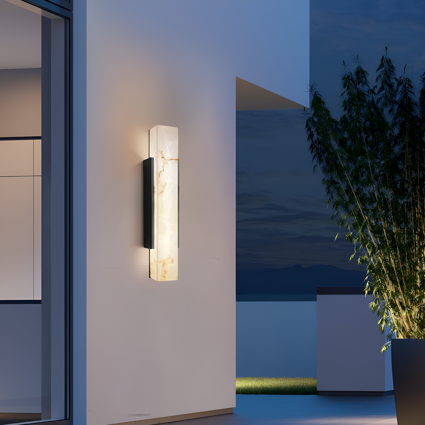 Zoya Lampada da Parete in Marmo per Esterni