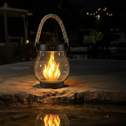 FlammaGlow | Sfeervolle Buitenlantaarn op Zonne-energie