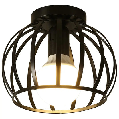 Aurub | Industriële plafondlamp zwart